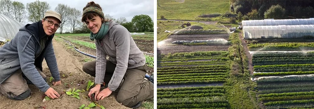 Laura und Johannes sind Teil des Netzwerks der Climate Farmers und wirtschaften auf ihrem Hof in Schwerin mit regenerativen Methoden