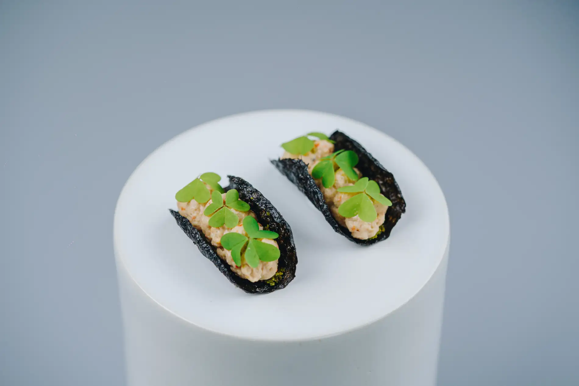 Taco de alga y carpa